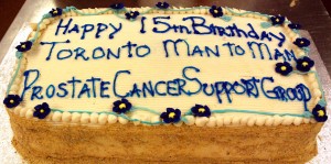 Special birthday cake celebrating 15 years of educating, raising awareness and support.